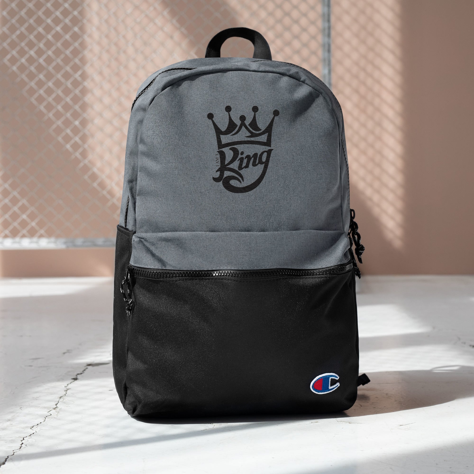 champion mini backpack men I Am A King Embroidered Champion Backpack – Asiatic Art Affects