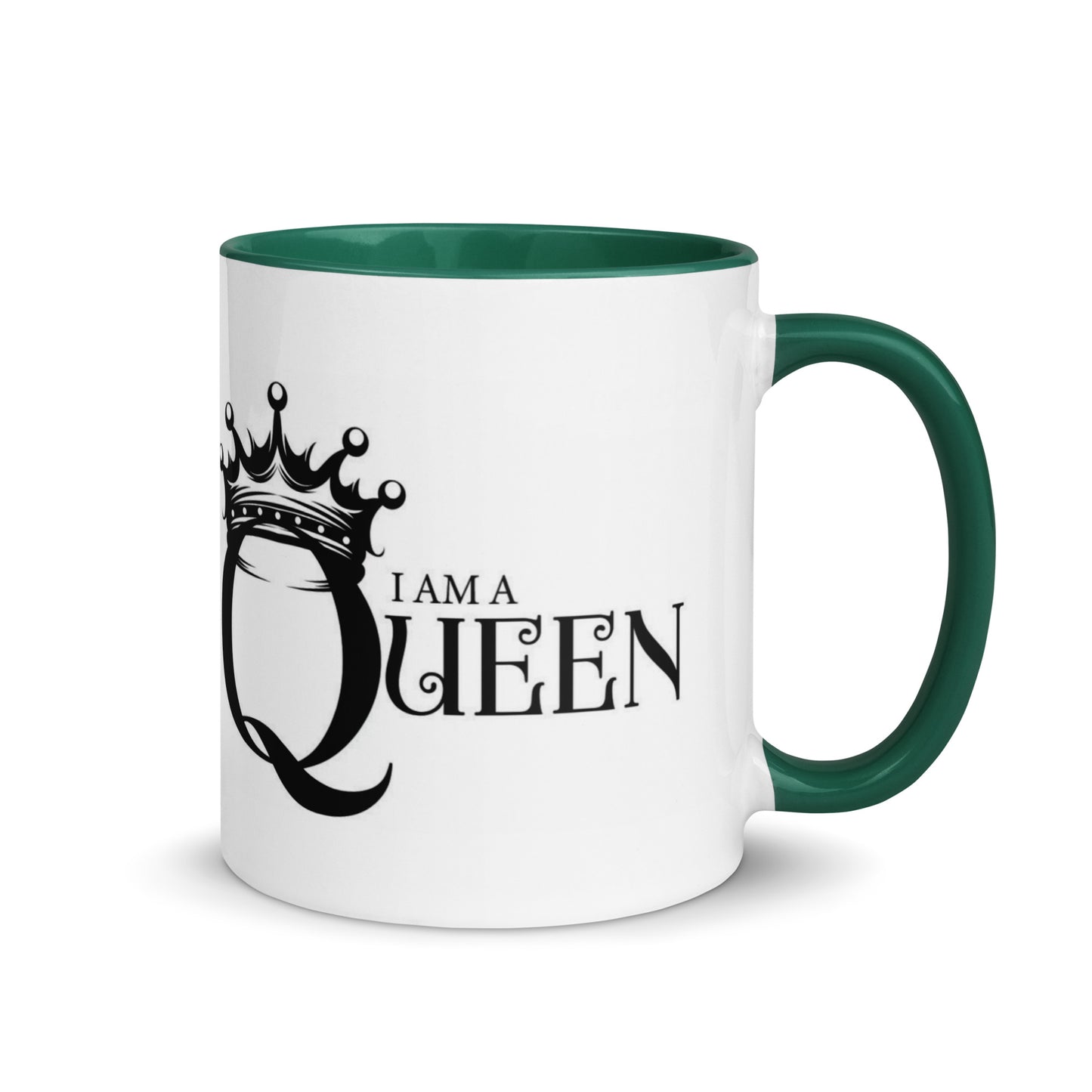 I Am a Queen Mug with Color Inside