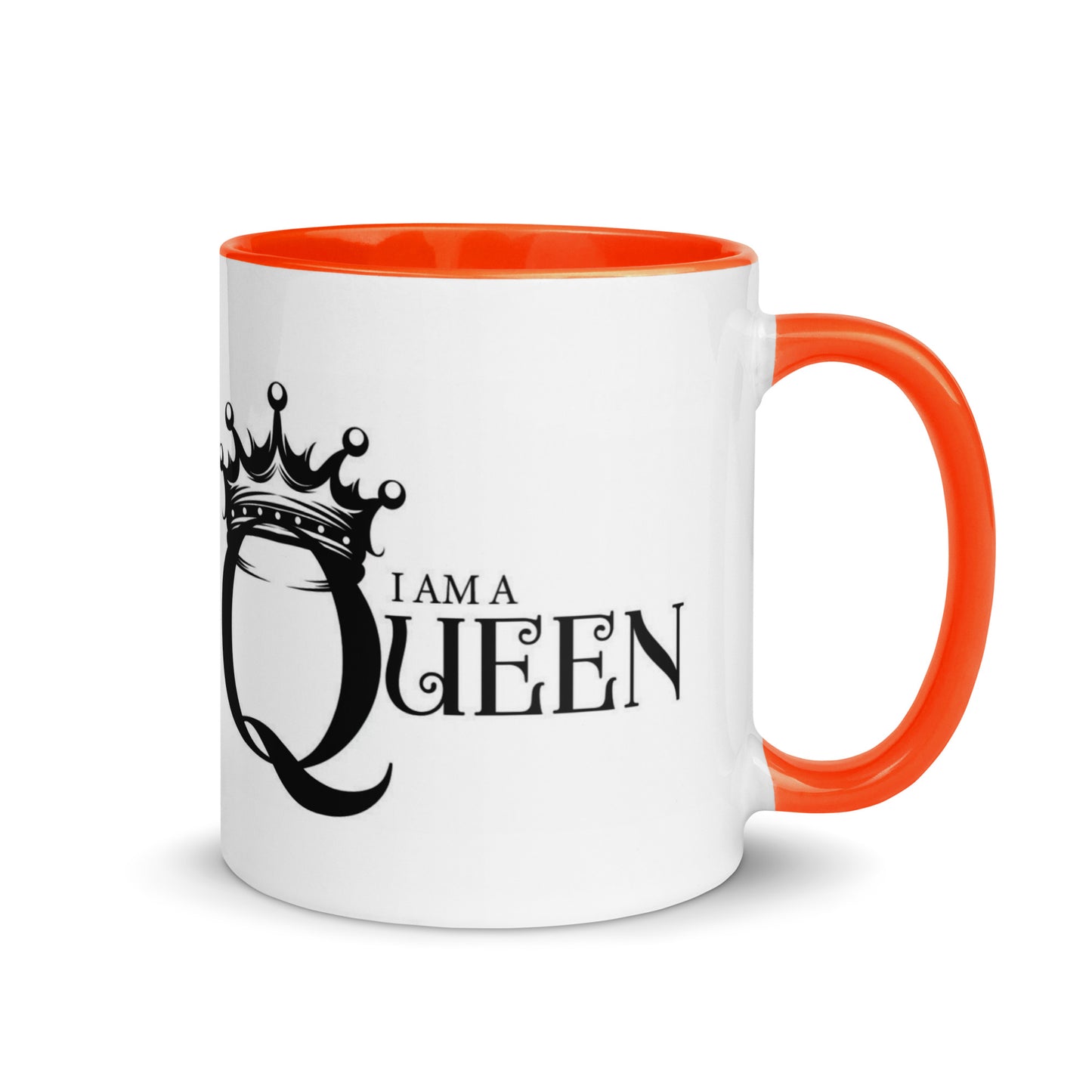 I Am a Queen Mug with Color Inside