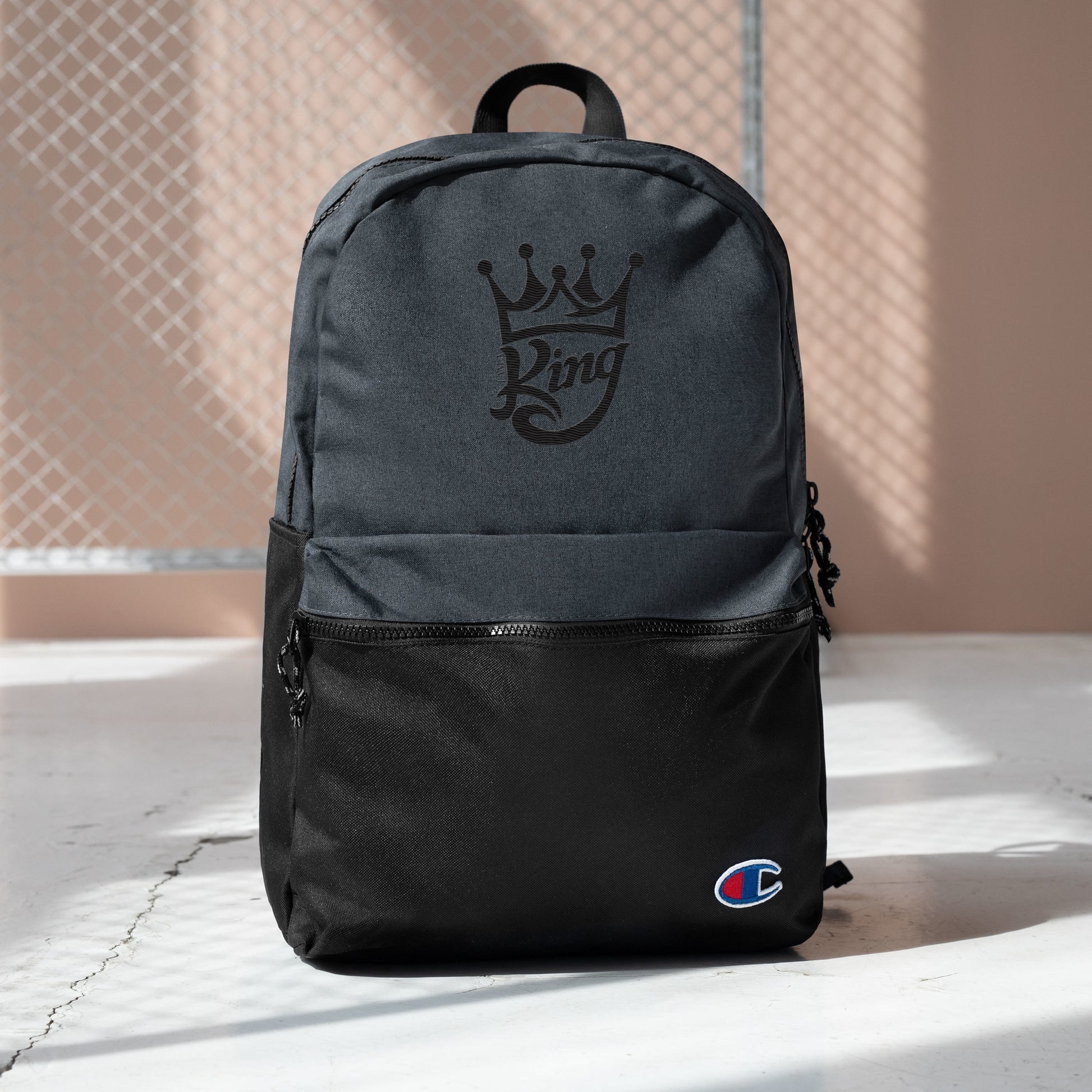 I Am A King Embroidered Champion Backpack – Asiatic Art Affects